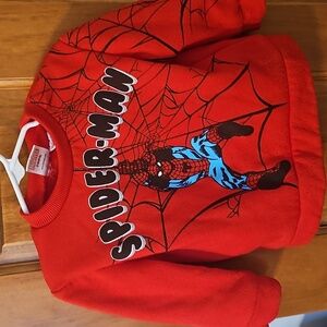 Spiderman crew neck sweatshirt 24mon